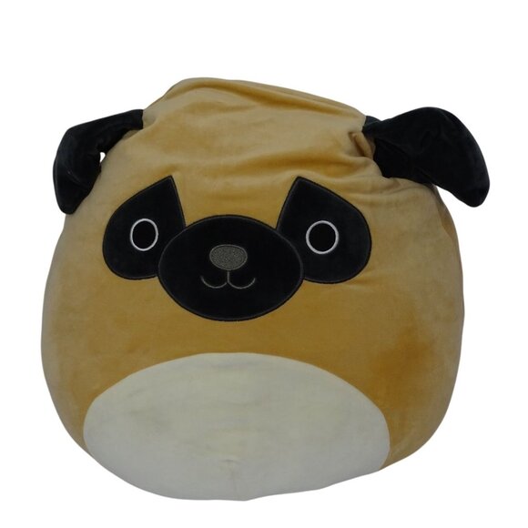 Squishmallows Prince the Pug Dog Plush Stuffed Animal Pillow Soft Toy 15" FLAW - Picture 1 of 10